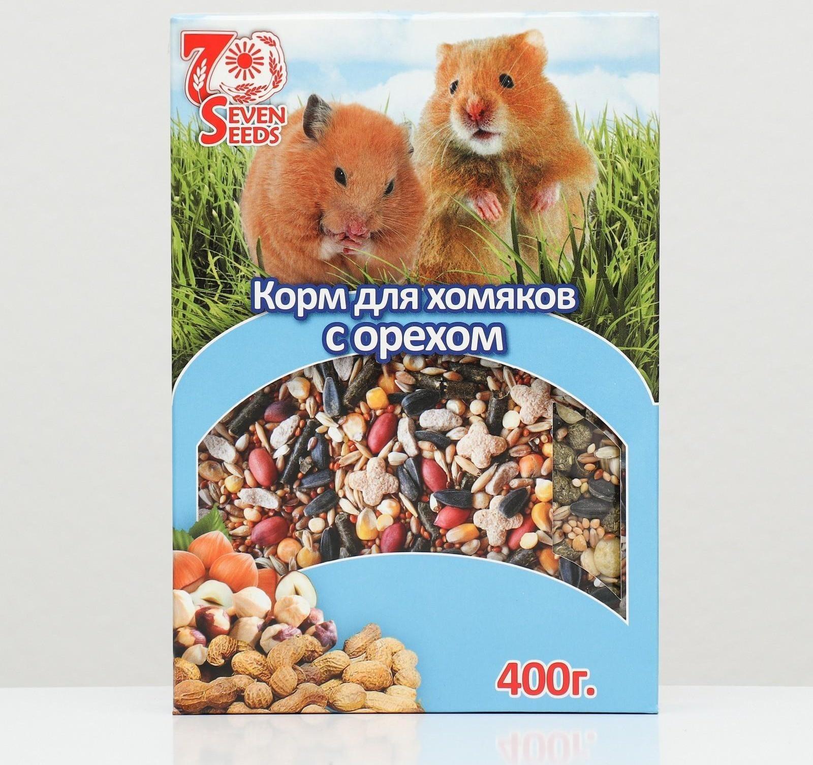 Корм SEVEN SEEDS SPECIAL для хомяков, с орехом, 400 г