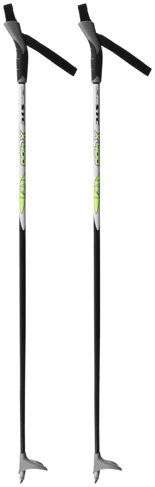 Палки лыжные стеклопластиковые, БРЕНД ЦСТ, размер 105 см, цвета МИКС