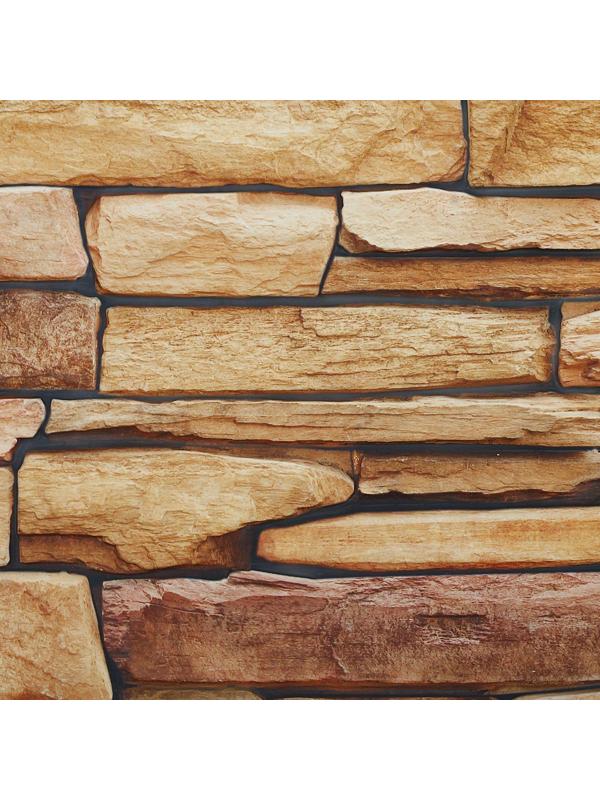 Панель ПВХ Сланец песочный 980*498