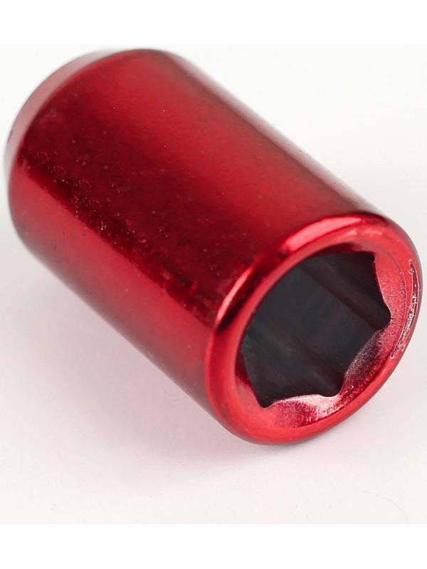 Гайка колёсная JN-302, 12 х 1,5 мм, 32 мм, конус, набор 20 шт. + ключ, красные