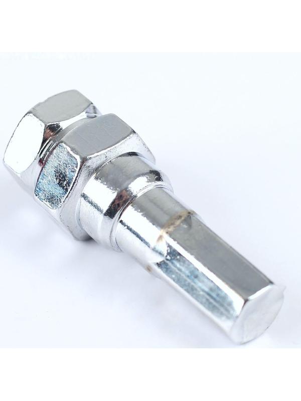 Гайка колёсная JN-302, 12 х 1,5 мм, 32 мм, конус, набор 20 шт. + ключ, красные