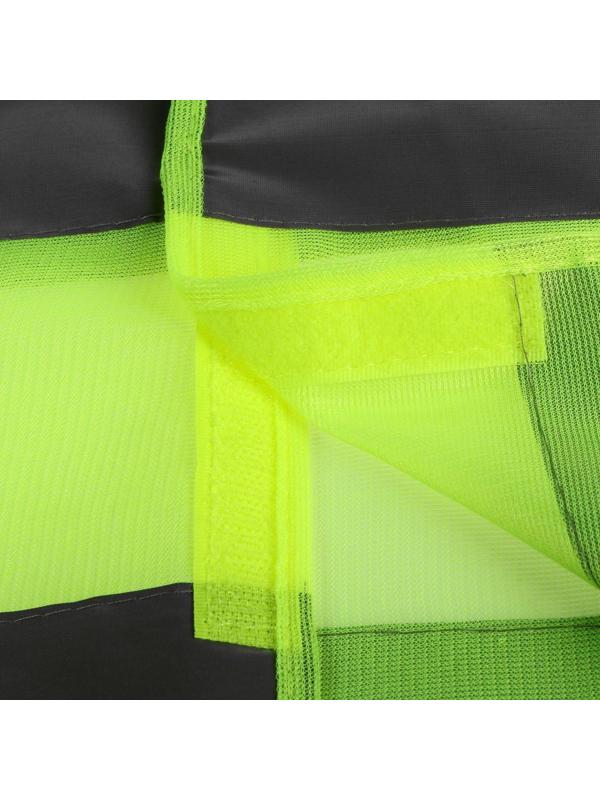 Жилет сигнальный светоотражающий, размер XL, зелёный