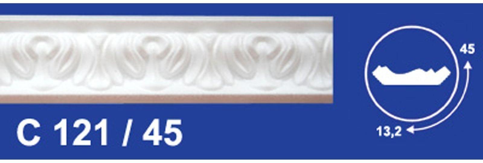 Плинтус потолочный резной 