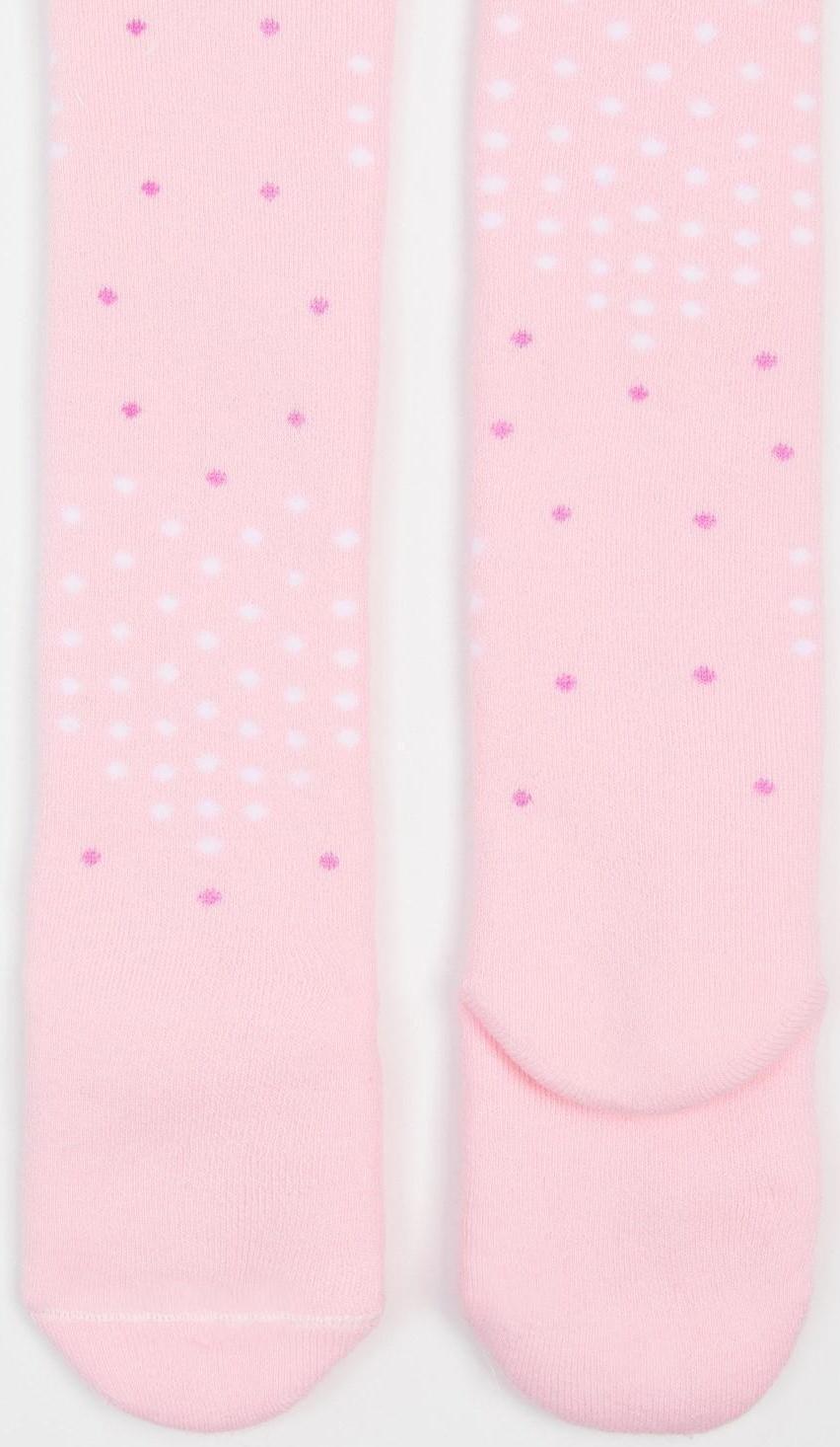 Колготки детские махровые, цвет светло-розовый, рост 98-104 см