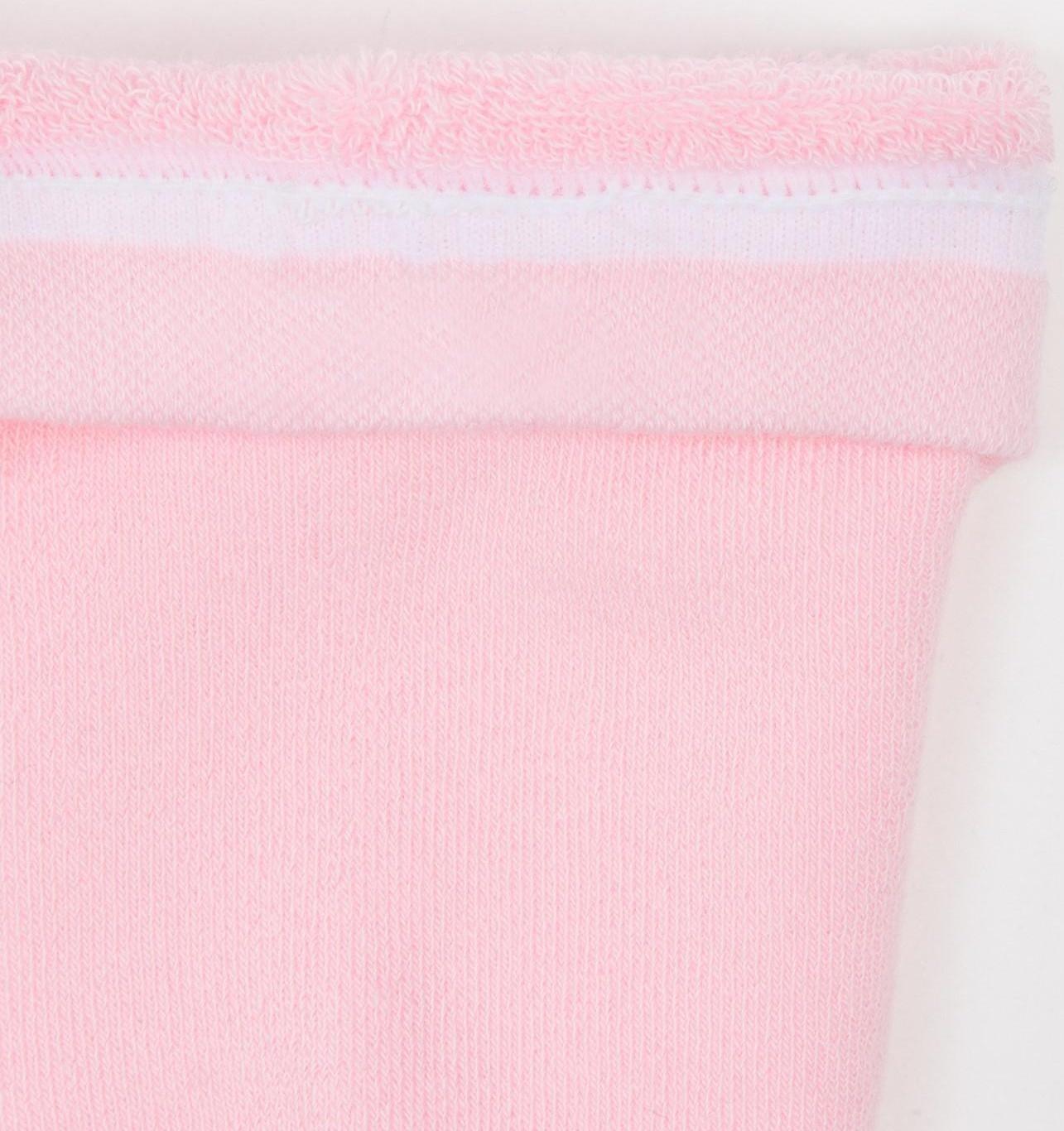 Колготки детские махровые, цвет светло-розовый, рост 98-104 см