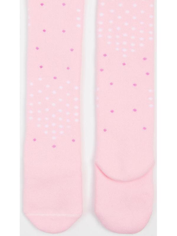 Колготки детские махровые, цвет светло-розовый, рост 98-104 см
