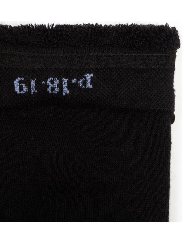 Колготки детские махровые, цвет чёрный, рост 116-122 см