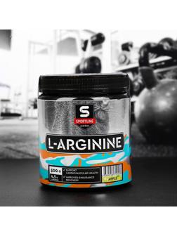 Аргинин SportLine L-Arginine, Яблоко, спортивное питание, 500 г