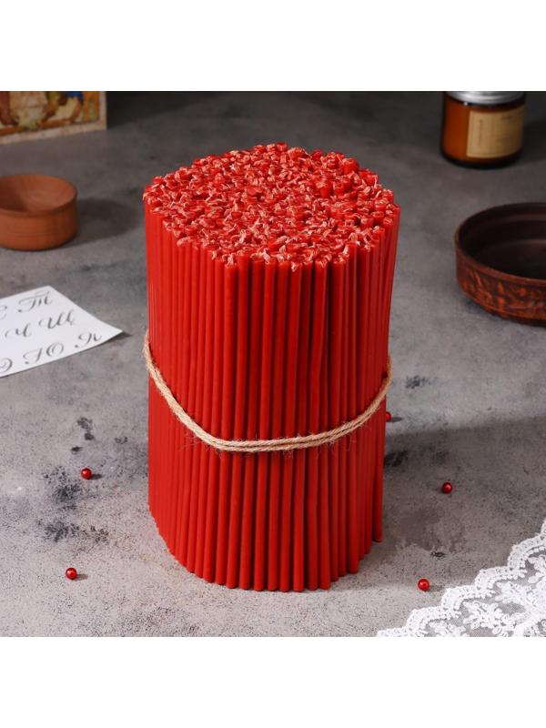 Свечи красные церковные №80, упаковка 2кг