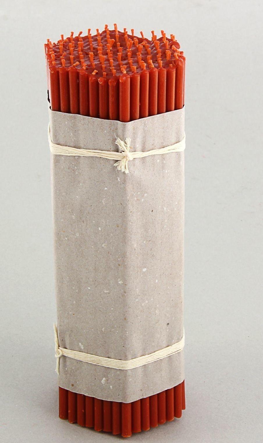 Свечи красные церковные №30, упаковка 2кг