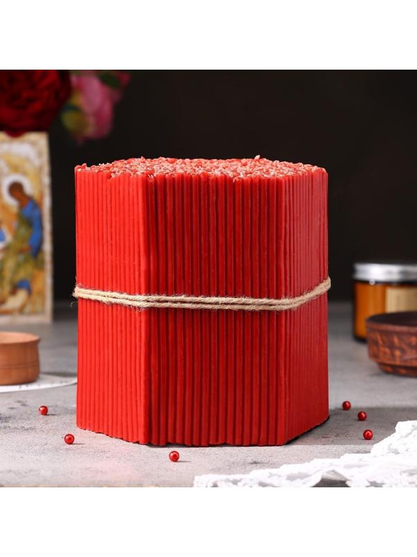 Свечи красные церковные №140, упаковка 2кг