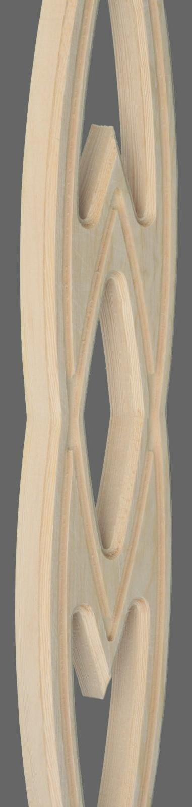 Балясина плоская сорт АВ 18х90х900 №1