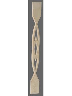 Балясина плоская сорт АВ 18х90х900 №1