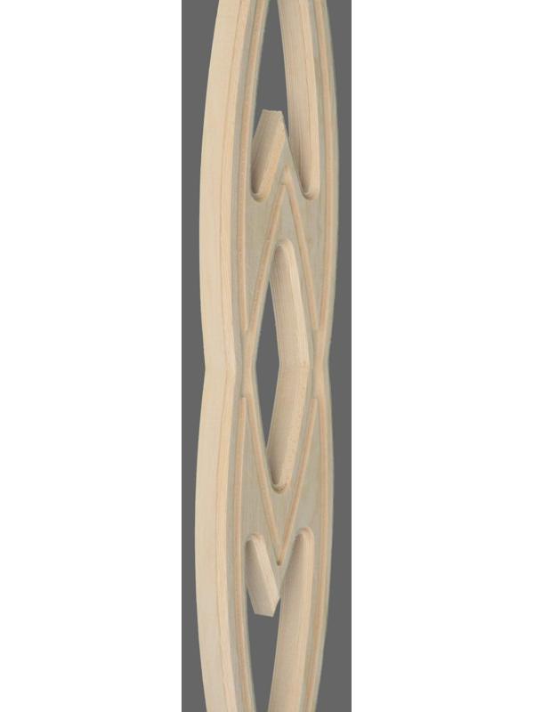 Балясина плоская сорт АВ 18х90х900 №1