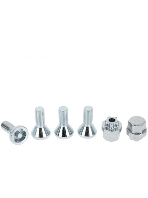 Секретки на колеса автомобиля JN-615, болт 12 x 1,5 мм, 2 ключа