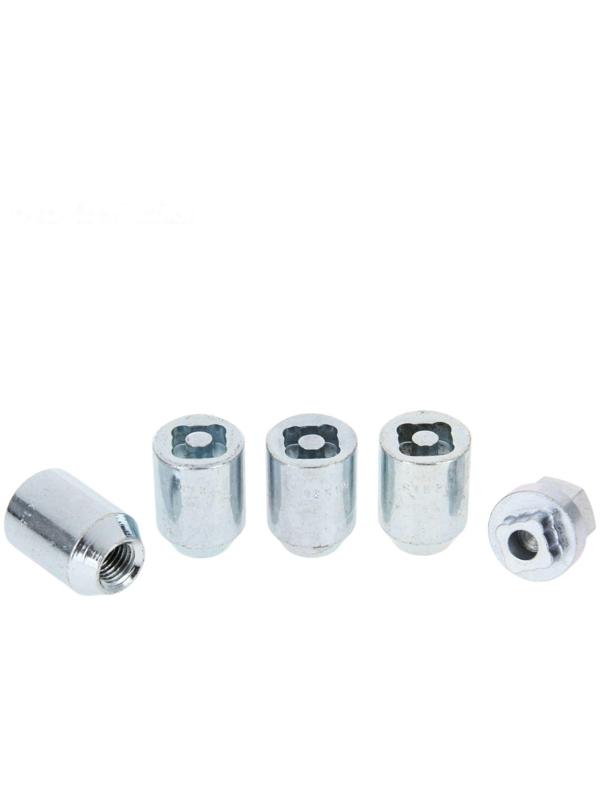 Секретки на колеса JN-402, гайка 12x1,5 мм, высота 32 мм, закрытая, 4 шт. + ключ