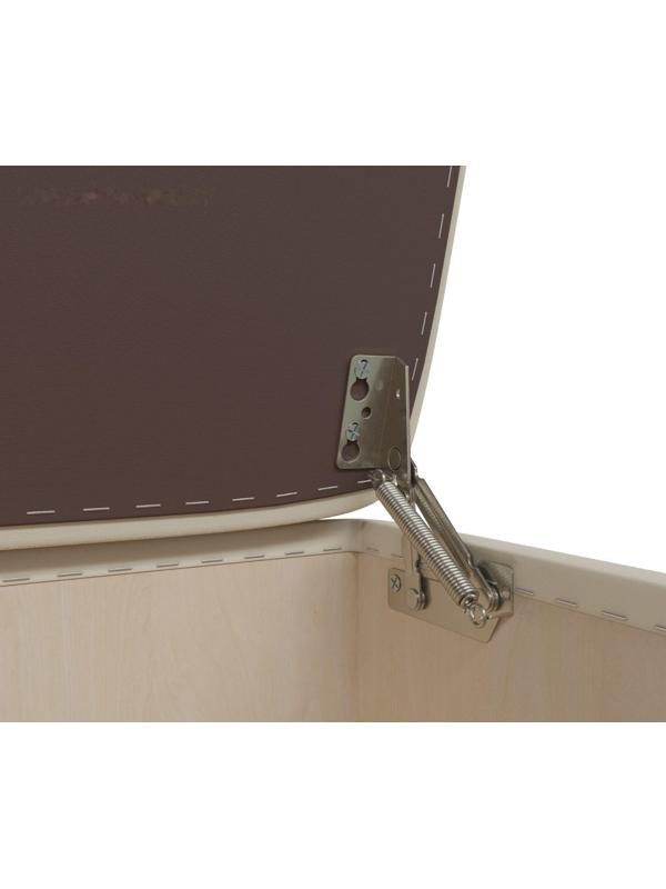 Банкетка ЖОЗЕФИНА-2, 460х460х450, Кожзам бежевый