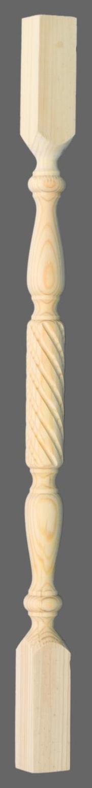 Балясина сорт А резная 50х50х900мм №9