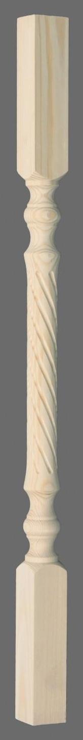 Балясина сорт А резная 50х50х900мм №10