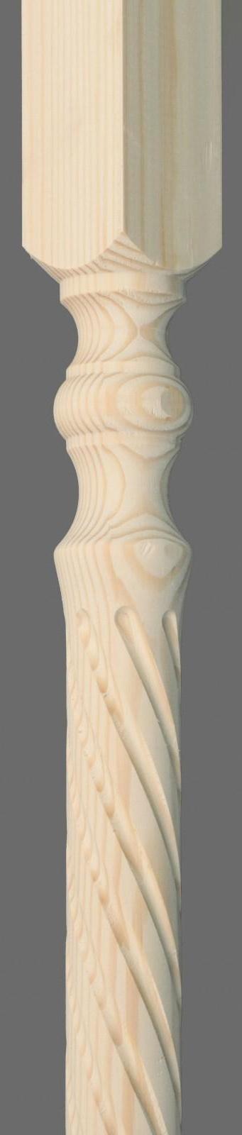 Балясина сорт А резная 50х50х900мм №10