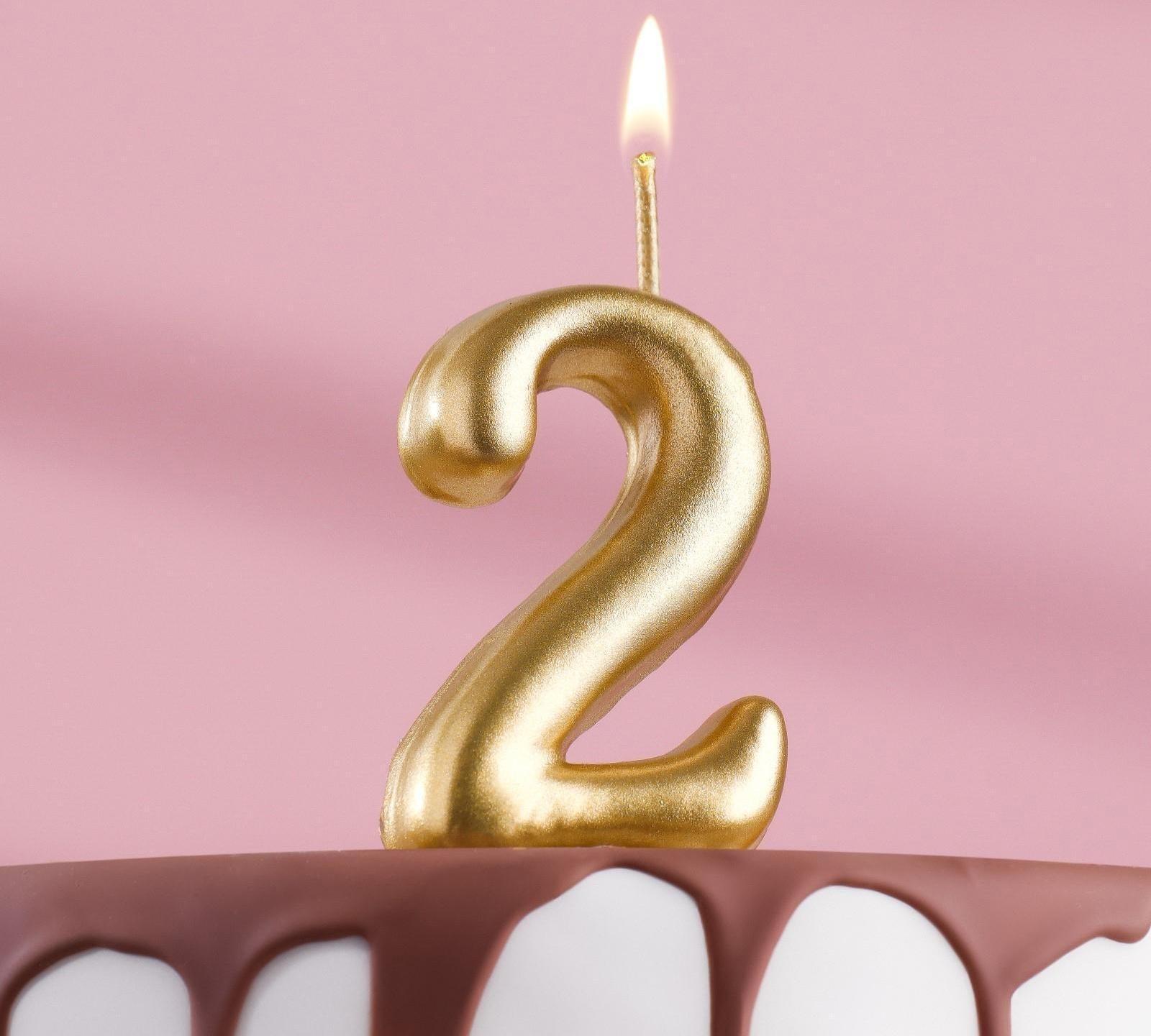 Свеча для торта цифра 