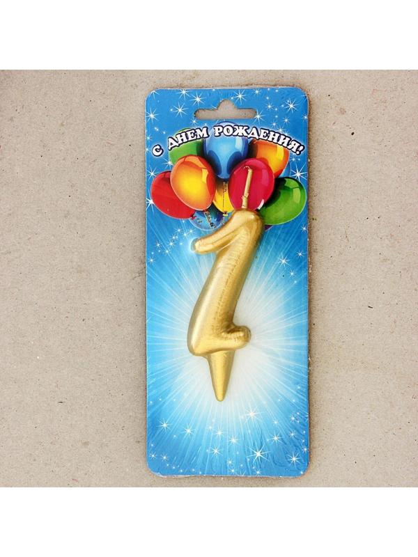 Свеча для торта цифра 