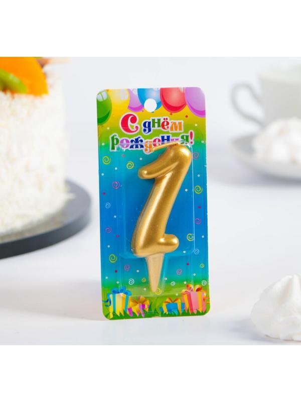 Свеча для торта цифра 