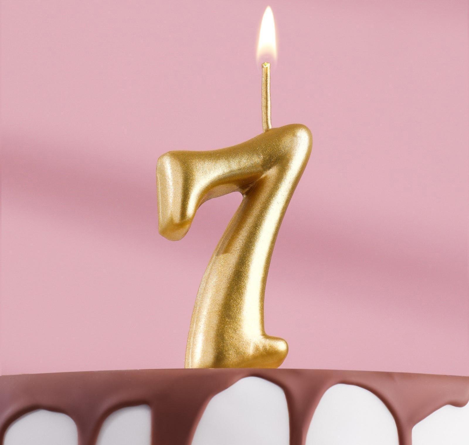 Свеча для торта цифра 