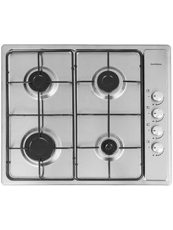 Варочная поверхность Darina T1 BGM 341 11 X, газовая, 4 конфорки, серебристая