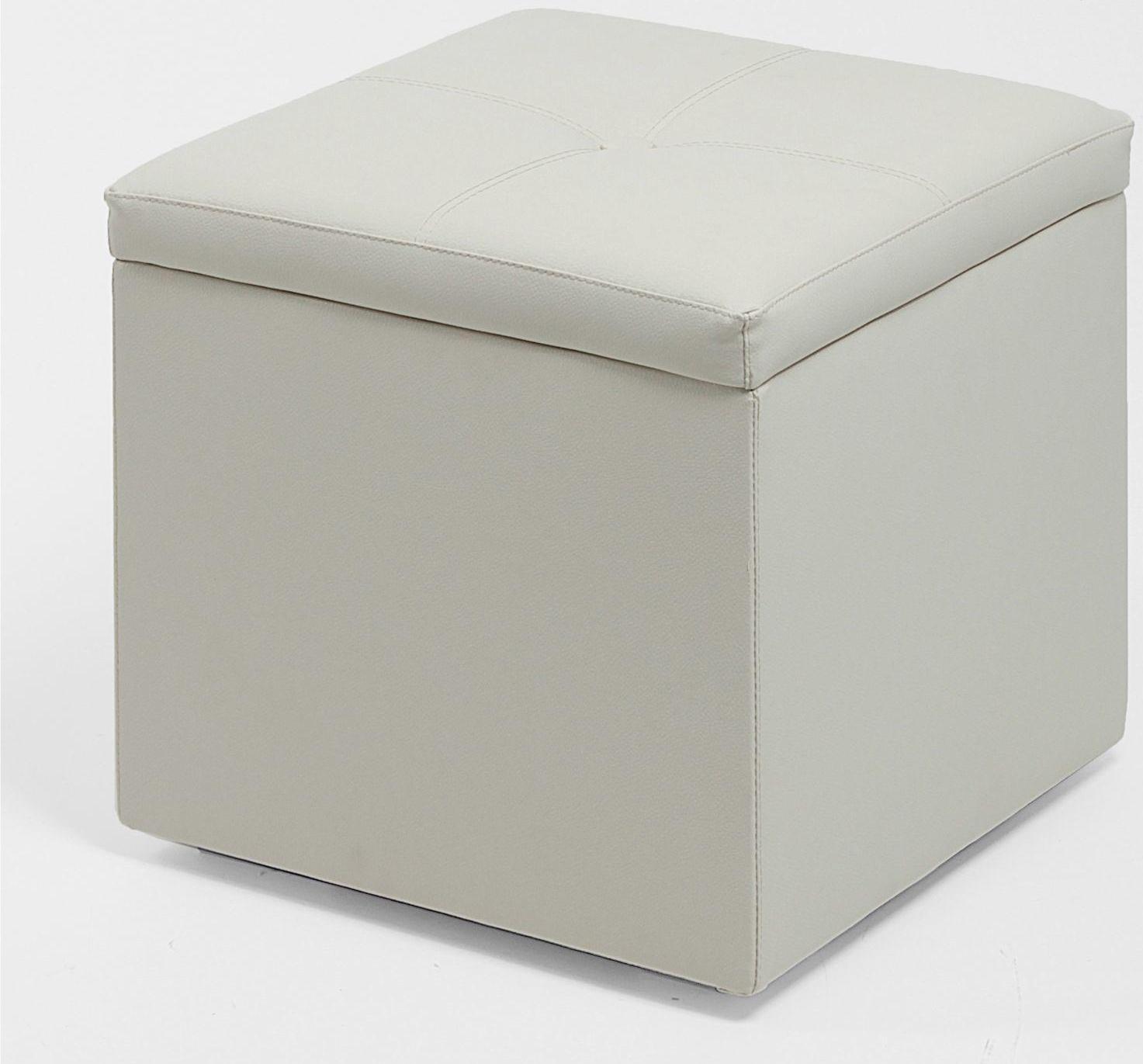 Банкетка КУБА 420*420*420, бежевый