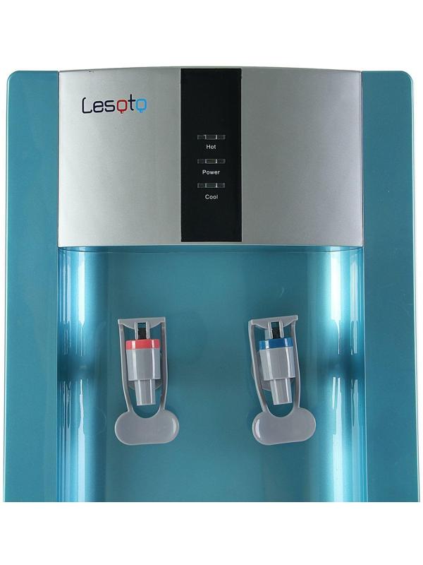 Кулер для воды LESOTO 16 LD/Е, с охлаждением, 500 Вт, серо-голубой