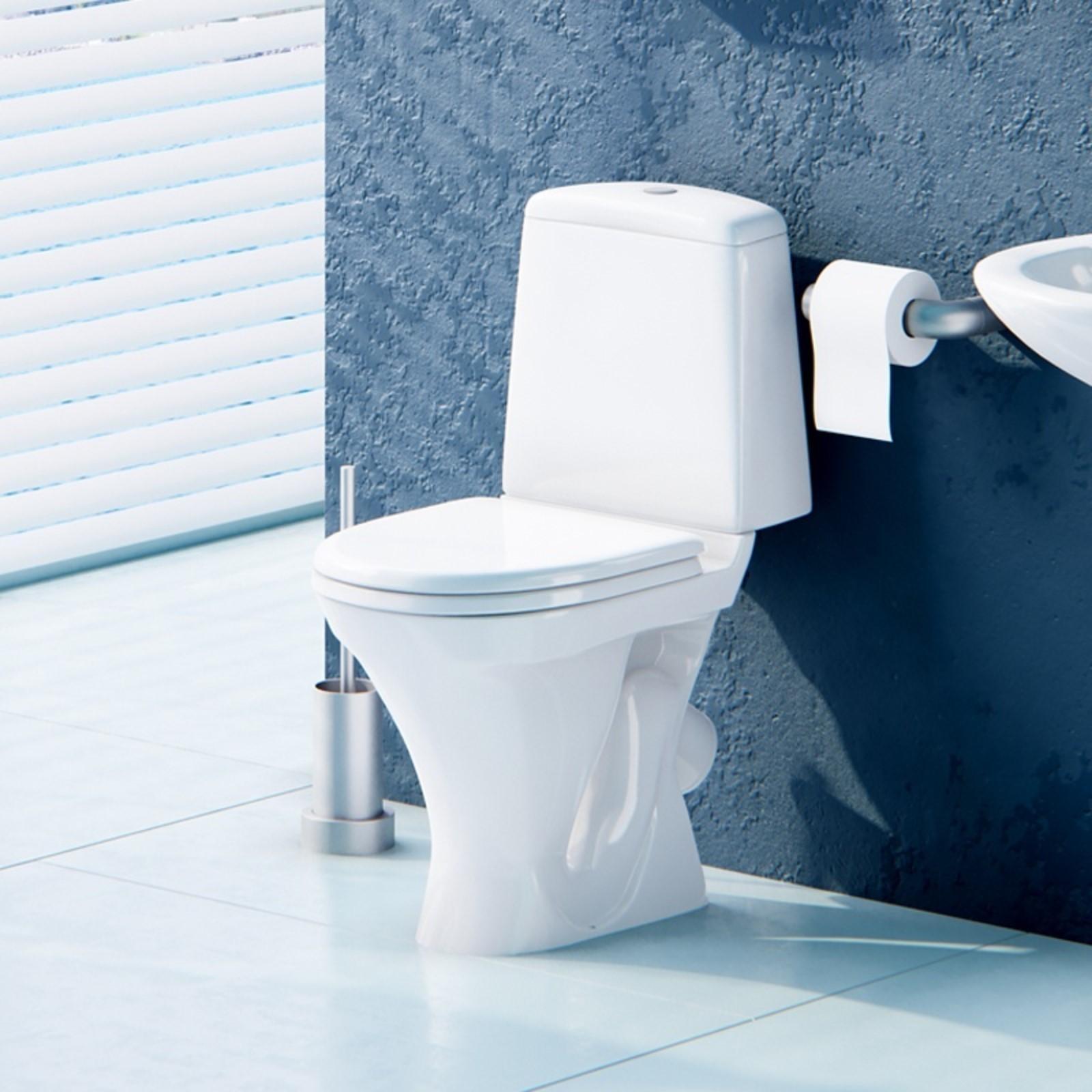 Унитаз-компакт «Аттика Эконом», арматура, белый