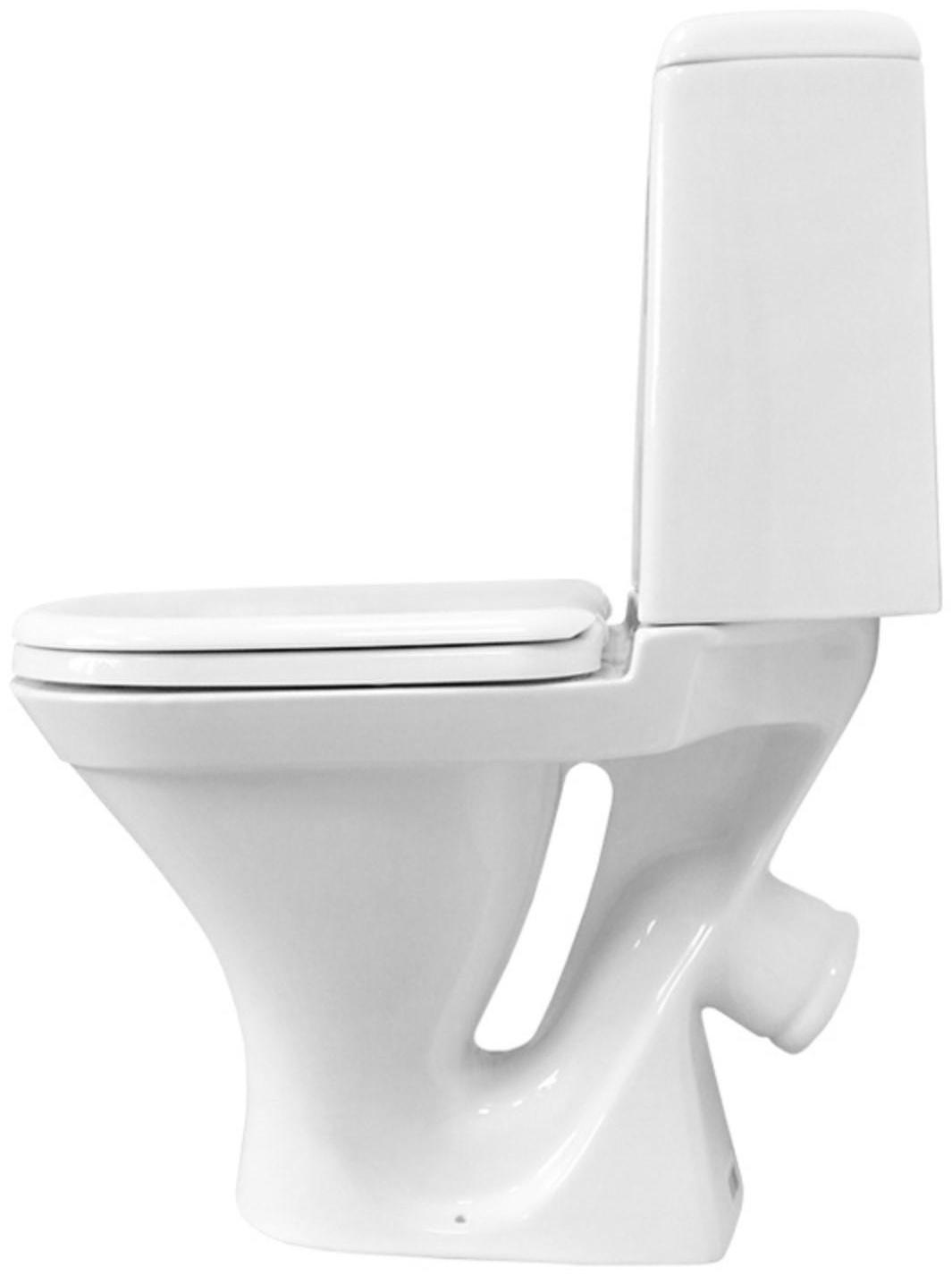 Унитаз-компакт «Аттика Эконом», арматура, белый