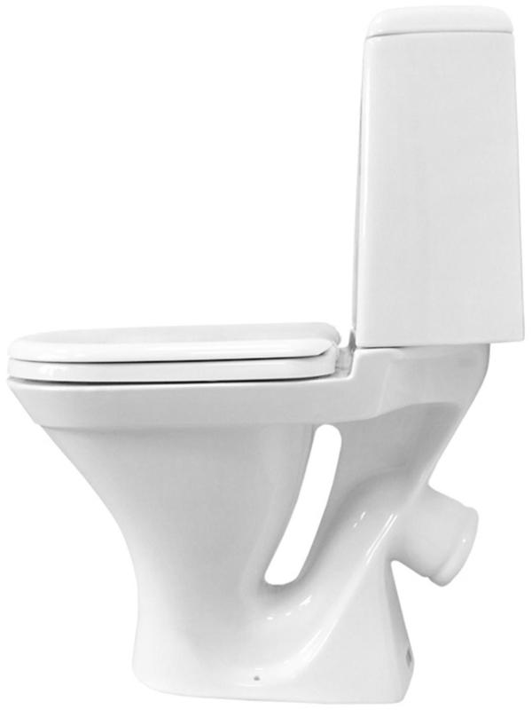 Унитаз-компакт «Аттика Эконом», арматура, белый