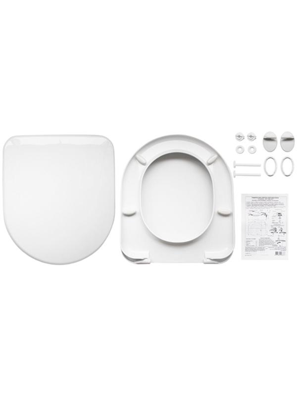 Унитаз-компакт «Аттика Эконом», арматура, белый