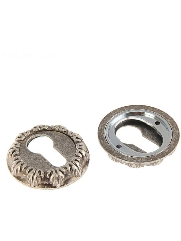 Накладка на цилиндровый механизм TRODOS Premium ET10 DAS, цвет  античное серебро