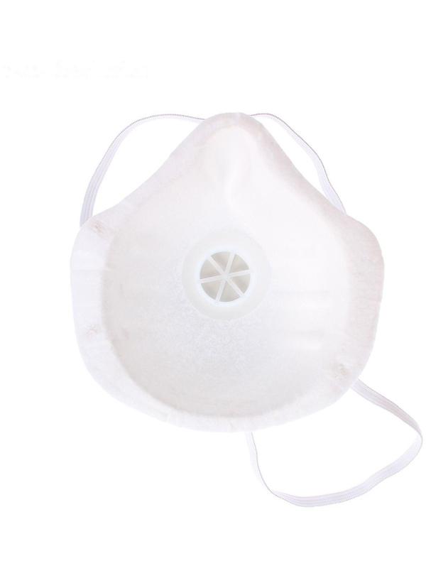 Полумаска фильтрующая формованная с клапаном FFP1 в индивидуальной упаковке