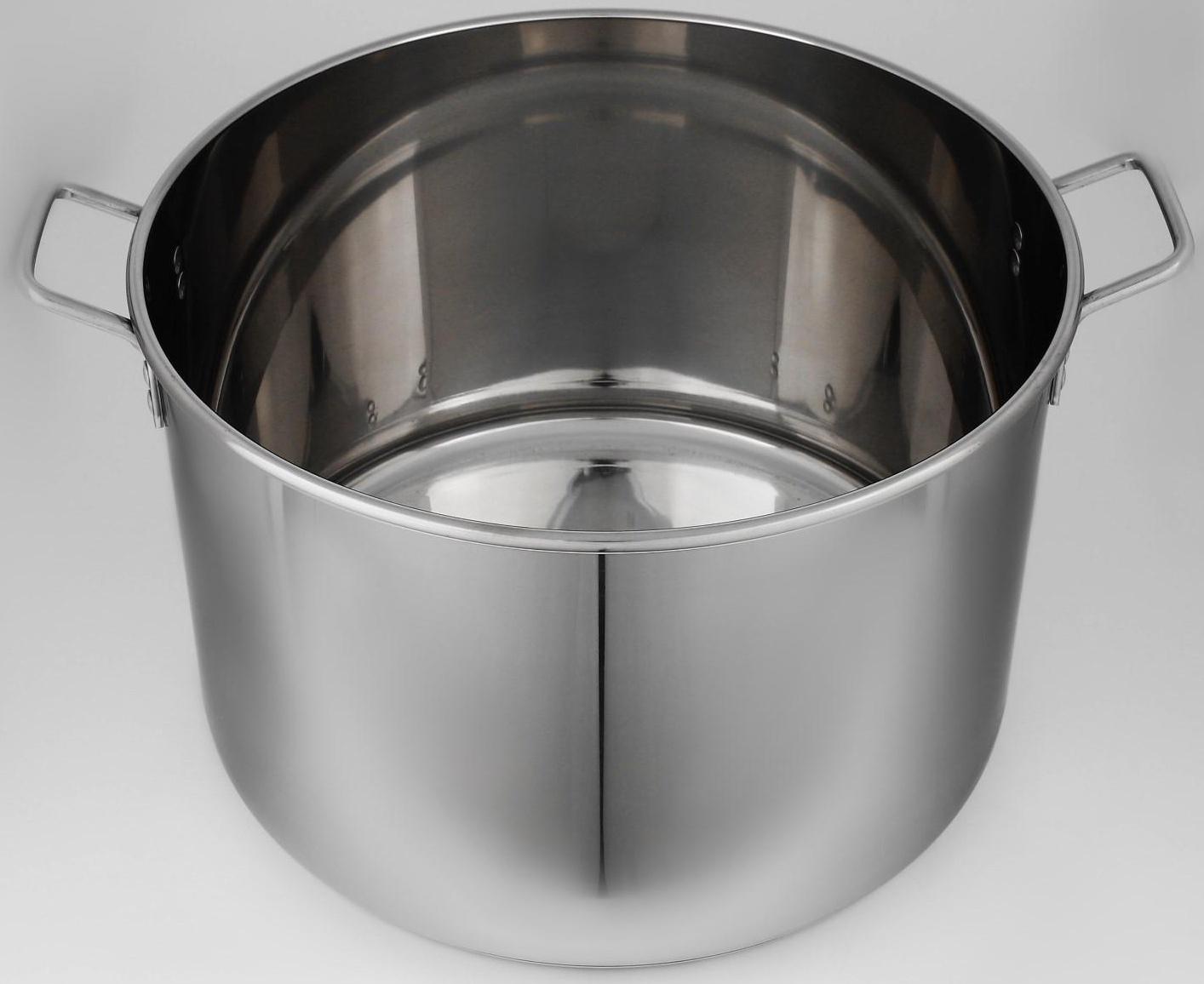 Котел «Общепит», 40 л, d=45 см, h=26 см, металлическая крышка, с теплораспределительным слоем