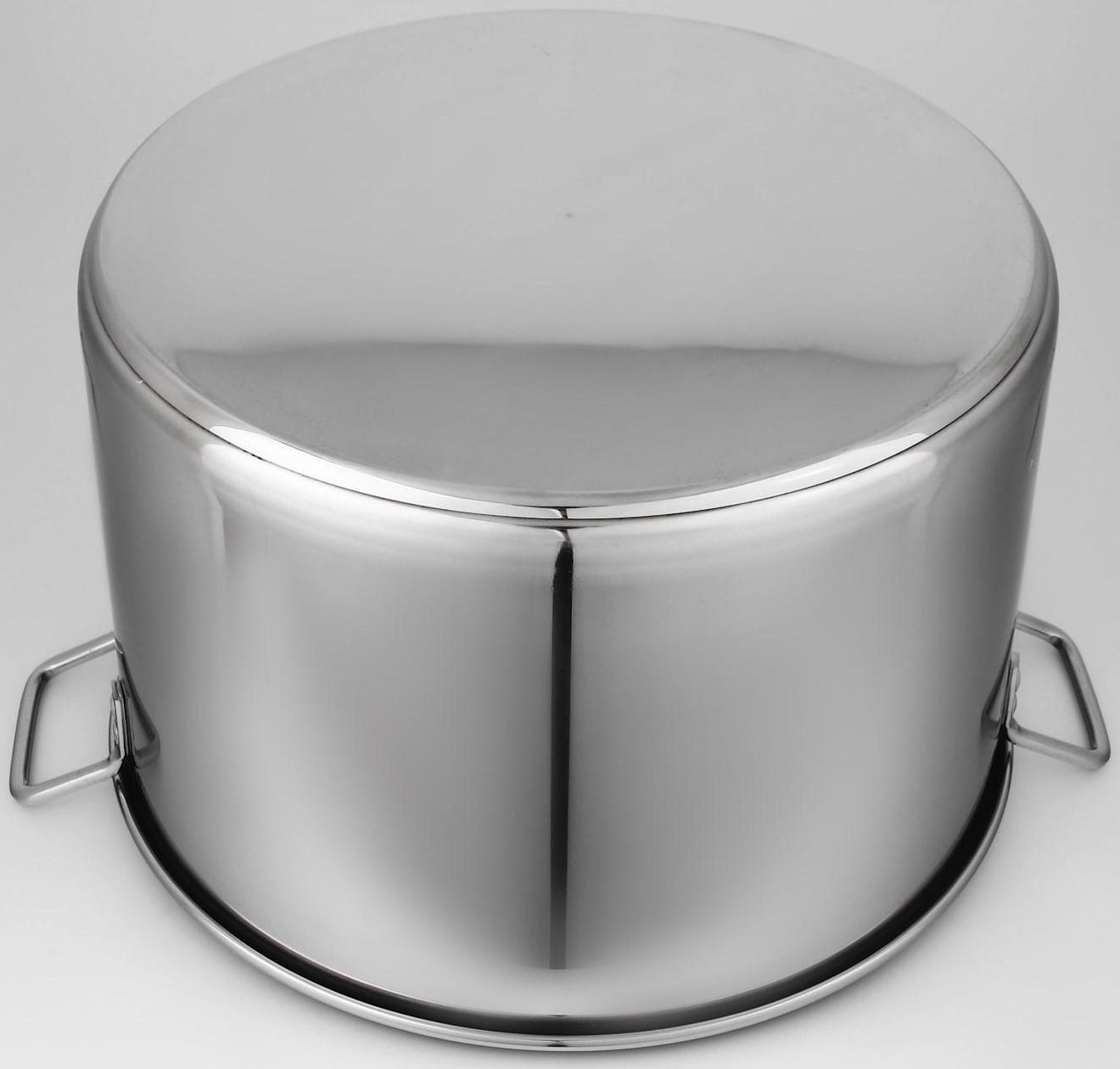 Котел «Общепит», 40 л, d=45 см, h=26 см, металлическая крышка, с теплораспределительным слоем