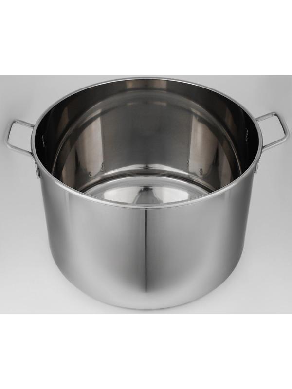 Котел «Общепит», 40 л, d=45 см, h=26 см, металлическая крышка, с теплораспределительным слоем