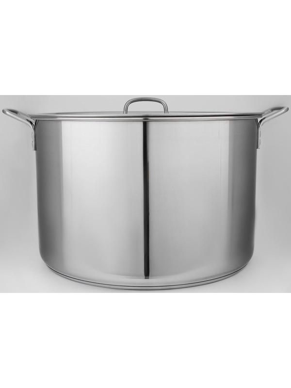 Котел «Общепит», 40 л, d=45 см, h=26 см, металлическая крышка, с теплораспределительным слоем