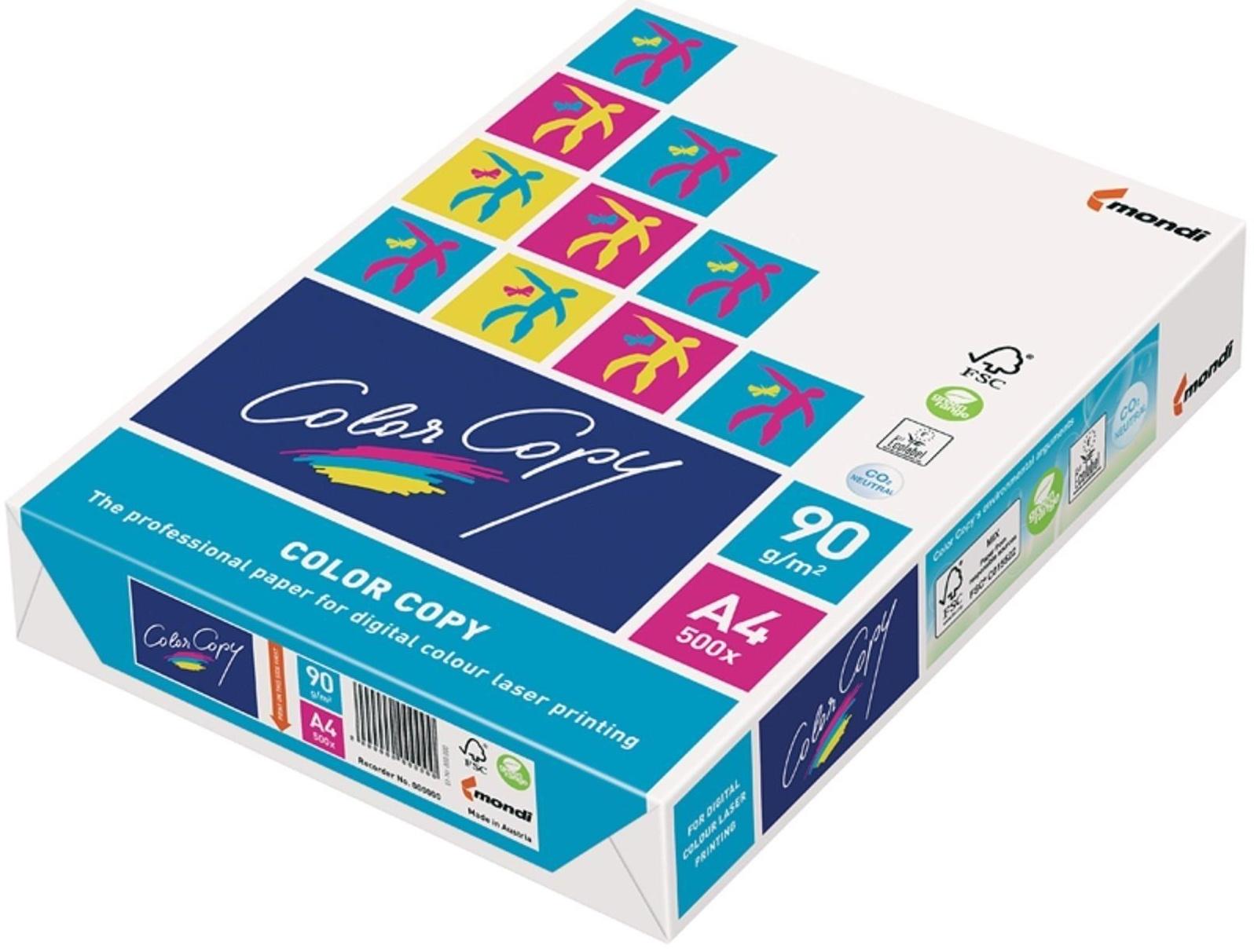 Бумага А4 500 л, Color Copy, 90г/м2, белизна 160% CIE, класс A++
