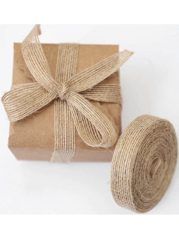 Лента из джута, 25 мм, 4,5 ± 0,5 м, цвет бежевый