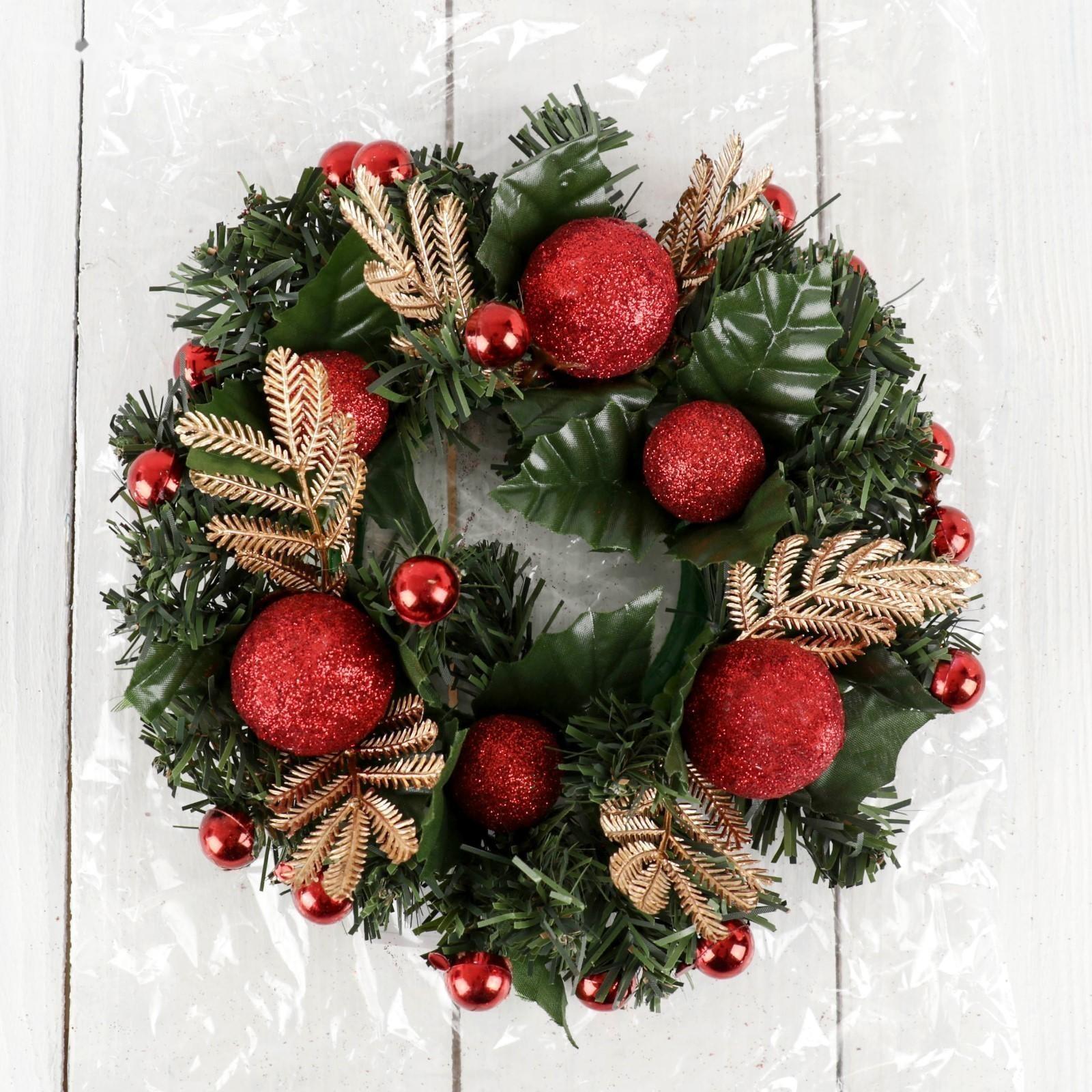 Венок новогодний d-20 см 