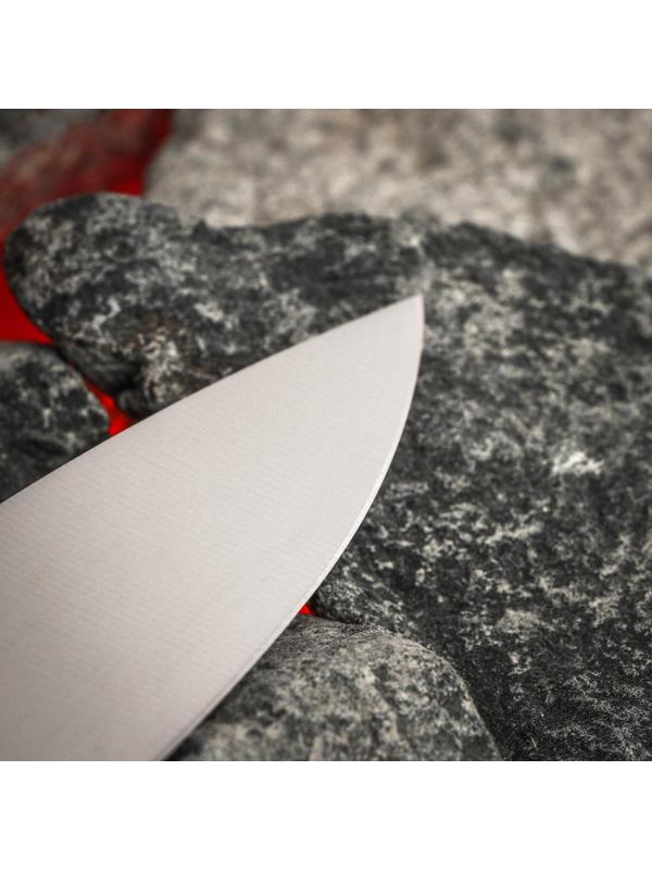 Нож кухонный Samura BAMBOO, шеф, лезвие 20 см, стальная рукоять