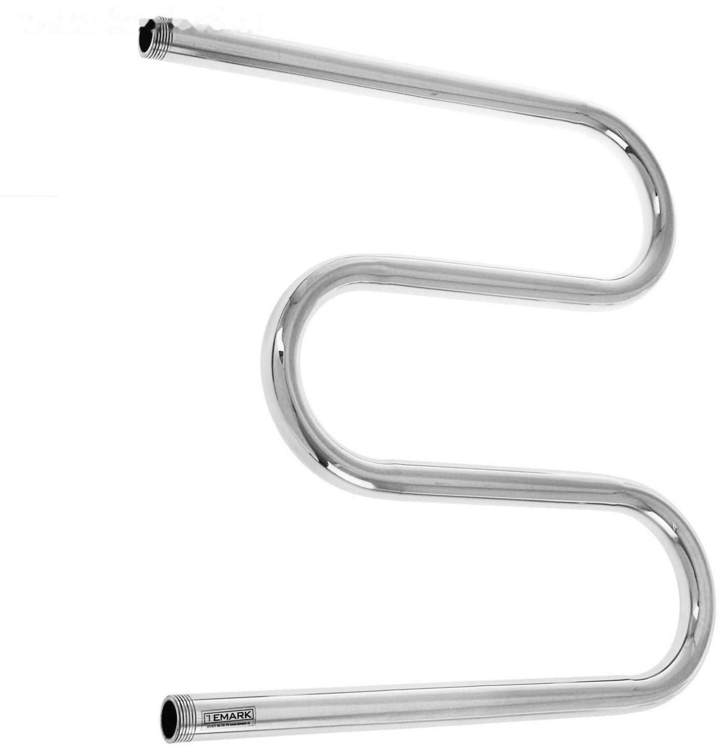 Полотенцесушитель водяной TEMARK, М-образный, 500х500 мм, d=32 мм