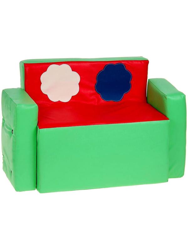 Игровой набор мебели «Солнышко», 2 кресла, пуф, диван, МИКС