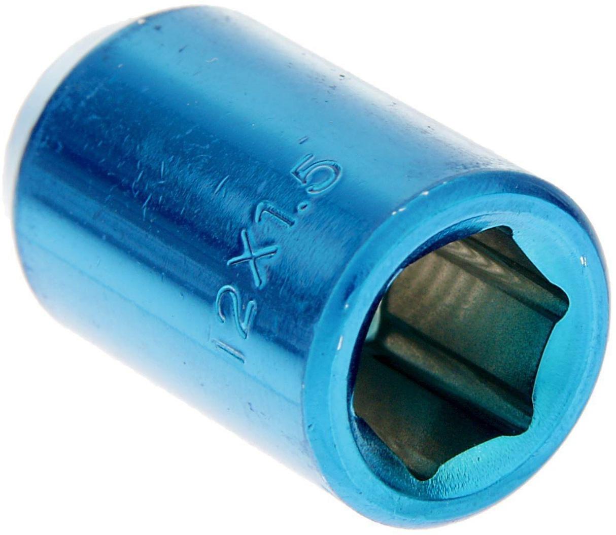 Гайка колёсная JN-302, 12 х 1,5 мм, 32 мм, конус, набор 20 шт + ключ, синие