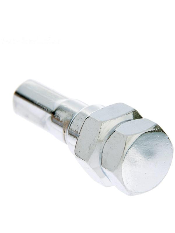 Гайка колёсная JN-302, 12 х 1,5 мм, 32 мм, конус, набор 20 шт + ключ, синие