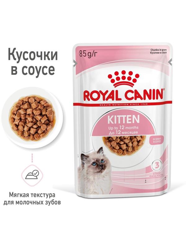 Влажный корм RC Kitten Instinctive для котят, в соусе, пауч, 85 г